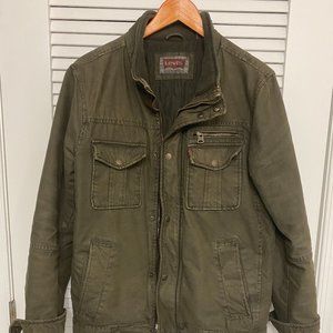 Levi's® Washed Cotton Military Jacket